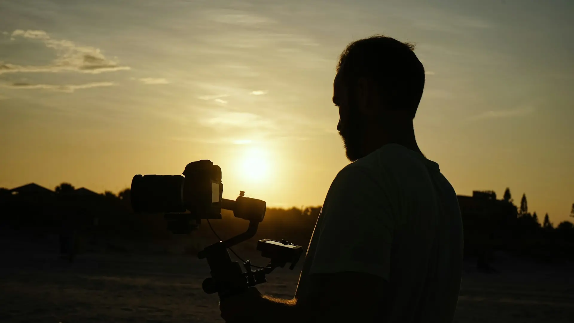 man holding camera